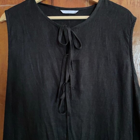 Black Cara Linenfox Dress - Picture 5 of 6